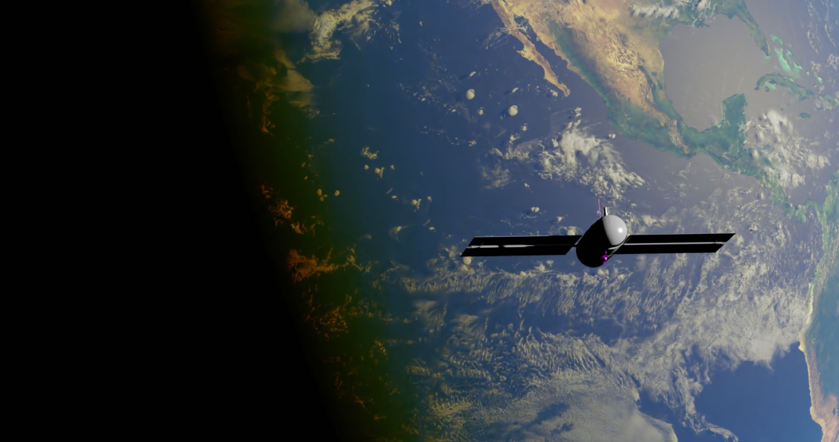 Imagen referencial de un satélite para ilustrar nota sobre el satélite espejo