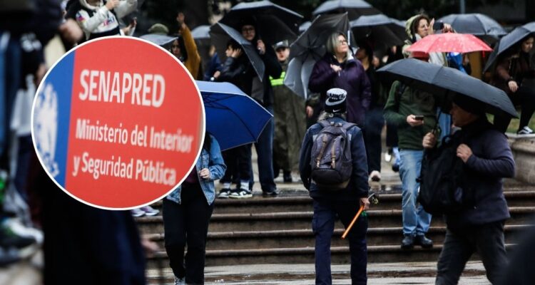 Senapred declara Alerta Temprana Preventiva para toda la RM: se esperan lluvias, vientos y nevadas