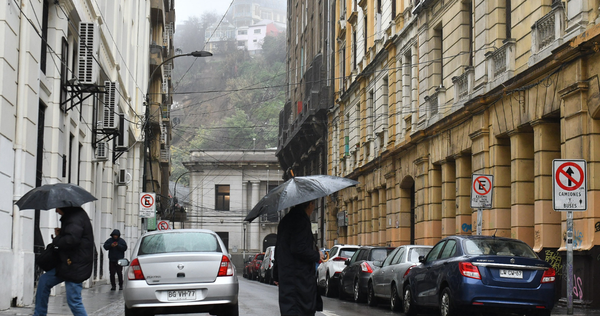 Región de Valparaíso: cerca de 40 mm de agua caída y vientos se esperan en nuevo sistema frontal