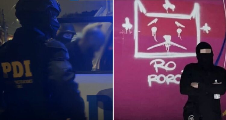 Son hermanos y dibujo de “gato” fue clave: así detuvo la PDI a grafiteros del Aeropuerto de Santiago