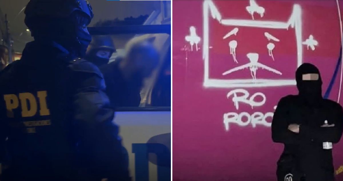 Son hermanos y dibujo de “gato” fue clave: así detuvo la PDI a grafiteros del Aeropuerto de Santiago