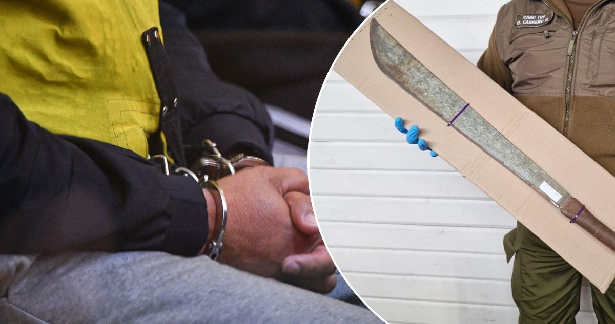 Sujeto agredió a expareja y luego se parapetó en vivienda con hijo de 4 años en brazo y un machete de grandes dimensiones