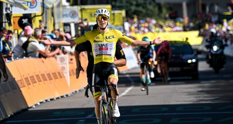 Tadej Pogačar en el Tour de France