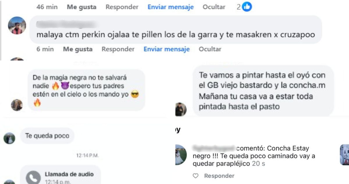 Te queda poco: Concha denuncia amenazas de muerte por borrar murales de la Garra Blanca en Peñalolén