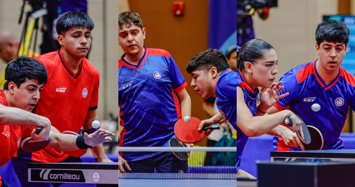 Cuatro de oro: Team ParaChile brilló en el para tenis de mesa y sumó siete medallas en Valledupar 2026