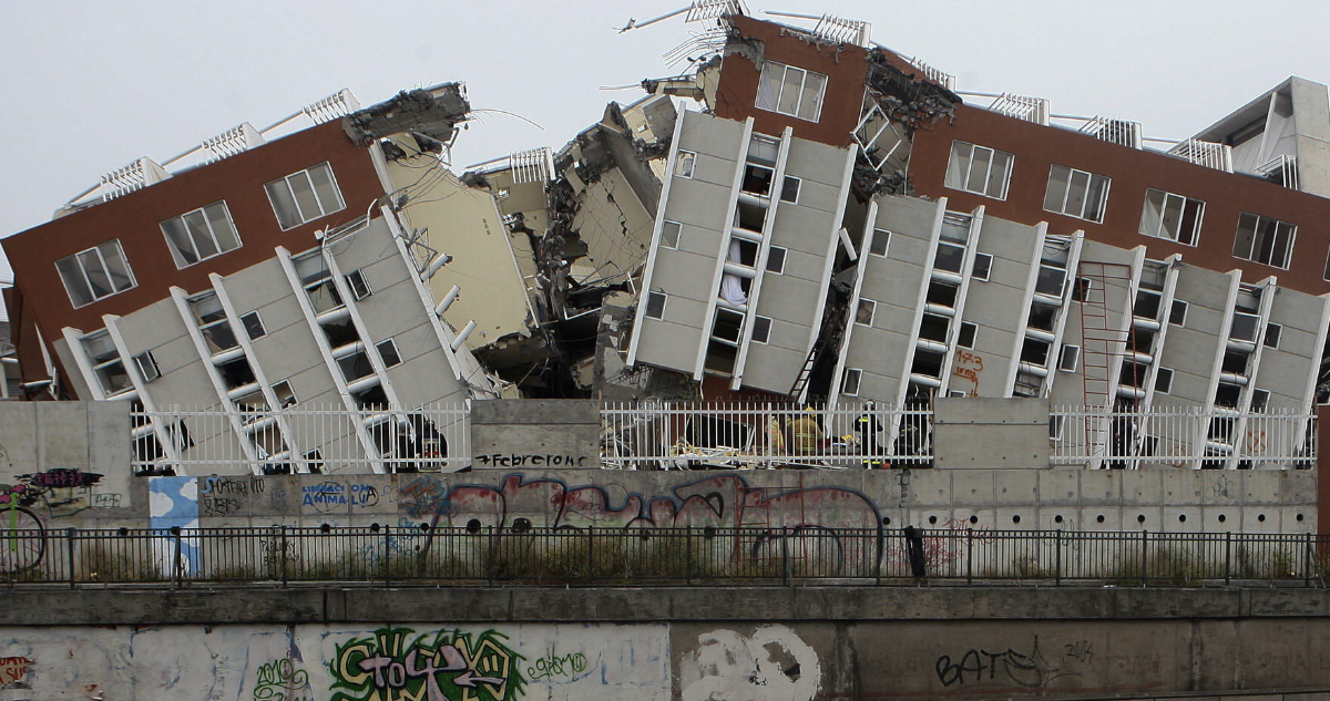 Foto del terremoto de 2010 en Chile