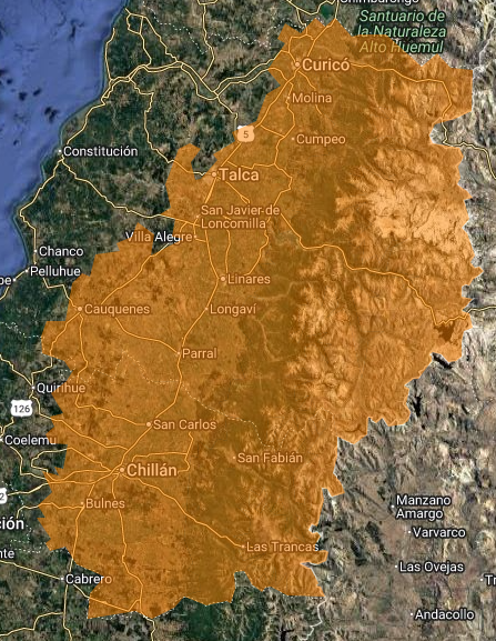 DMC emite alerta por tormentas eléctricas que afectarían a Maule y Ñuble este martes