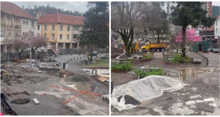 Municipio de Concepción analiza extender contrato para terminar obras en Plaza Perú