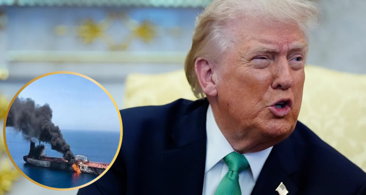 Trump amenaza con usar fondos de Irán para pagar reparaciones de barcos y buques en medio de conflicto