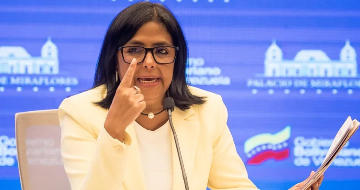 Imagen de contexto de la presidenta encargada de Venezuela, Delcy Rodríguez