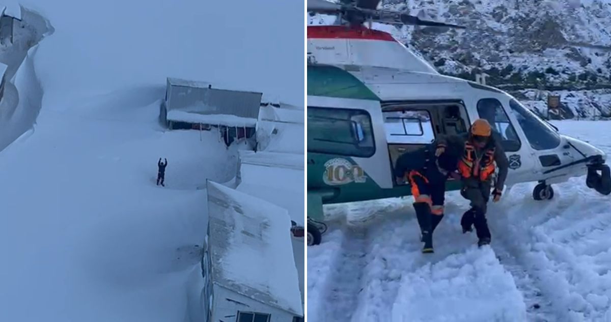 VIDEO | Así fue el rescate de las tres personas desaparecidas en el Cajón del Maipo