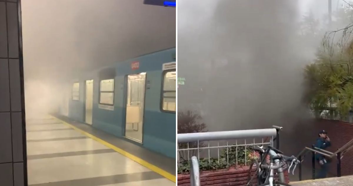 VIDEOS | Fuego en tren en Santa Isabel obliga a cerrar seis estaciones de la Línea 5 del Metro