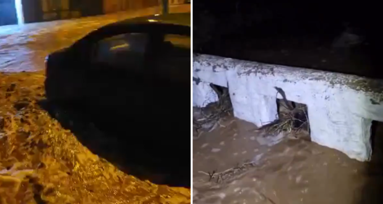 VIDEOS | Registros muestran la crítica situación en La Serena por desborde y activación de quebradas