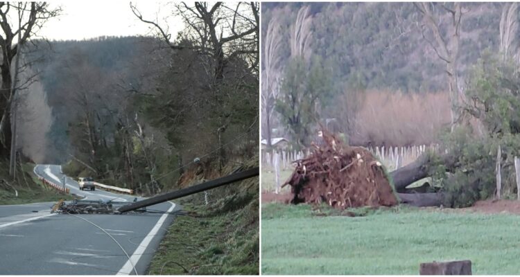 Viento puelche provincia de Bío Bío