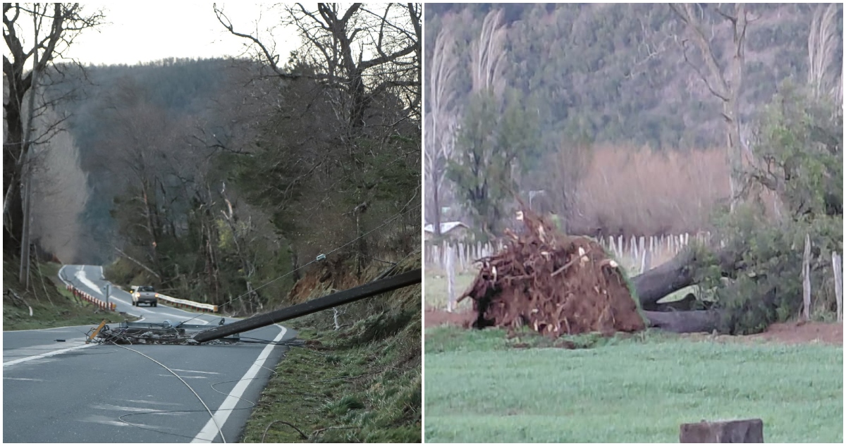 Viento puelche provincia de Bío Bío
