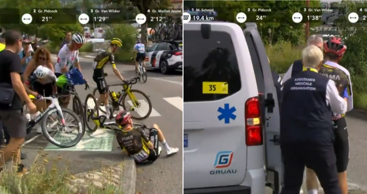 Jonas Vingegaard, uno de los favoritos, abandona el Tour de Francia tras dura caída