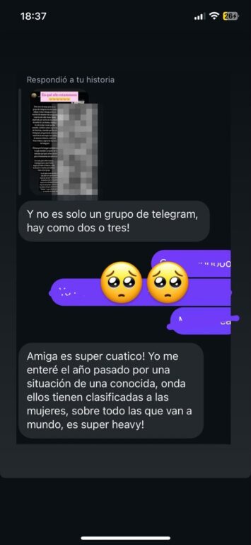 Denuncian grupo de Telegram donde sujetos difunden fotos íntimas de mujeres en Valle del Aconcagua