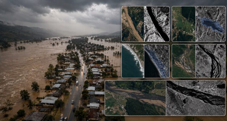 FACH vigila desde el espacio las zonas afectadas por las lluvias para apoyar la gestión de emergencias