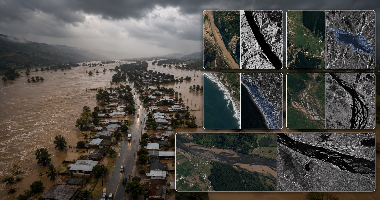 FACH vigila desde el espacio las zonas afectadas por las lluvias para apoyar la gestión de emergencias