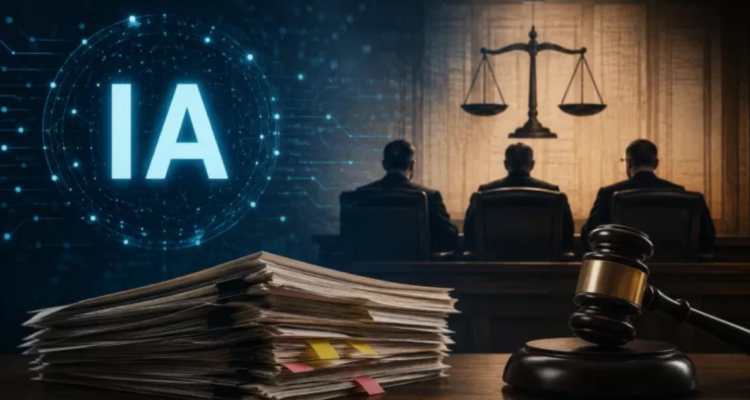 IA, documentos judiciales, abogados.