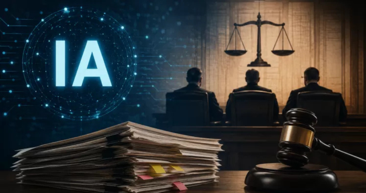 IA, documentos judiciales, abogados.