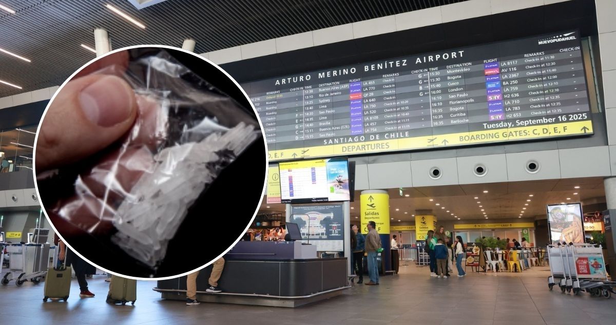 6 años de presidio para mexicano detenido en Aeropuerto de Santiago por tráfico de metanfetamina