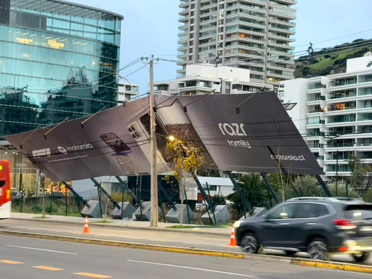 Viento en Santiago