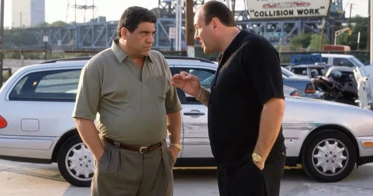 Vincent Pastore y James Gandolfini