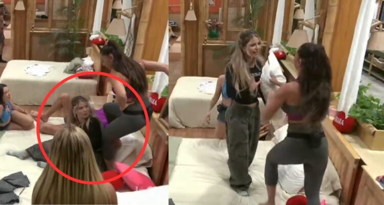 “Desquiciada y celosa”: Filtran agresión con patadas y tirones de pelo de Bárbara a Flavia en “VCTE2”
