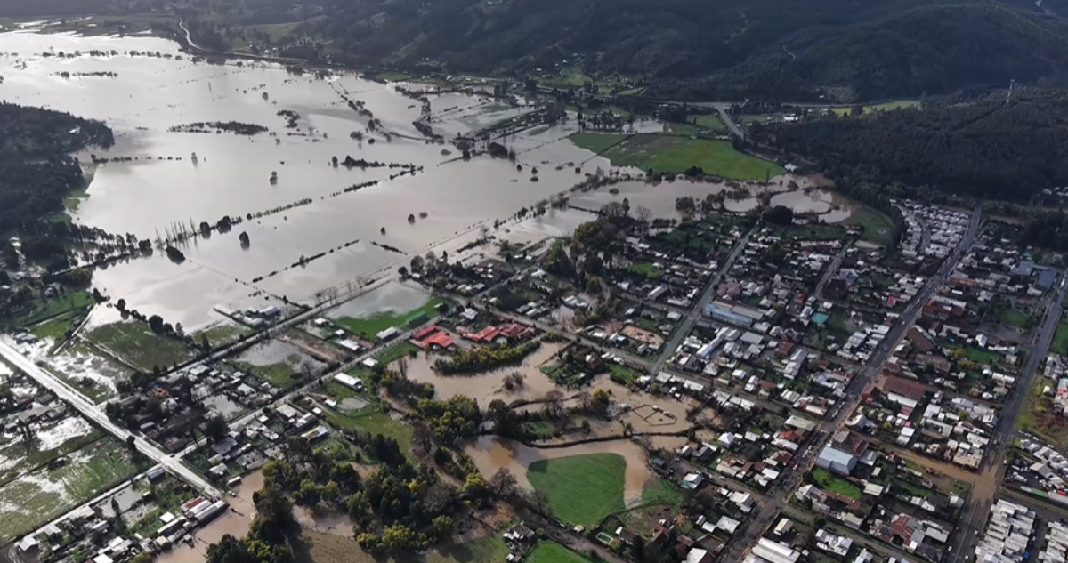 Alcalde de Lumaco pide decretar emergencia agrícola en la zona: alerta por 2.500 hectáreas inundadas