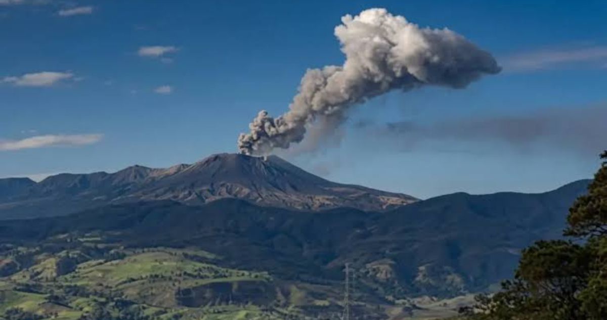 ¿Volcán hizo erupción tras el terremoto en Colombia? Experto explica si es posible el fenómeno