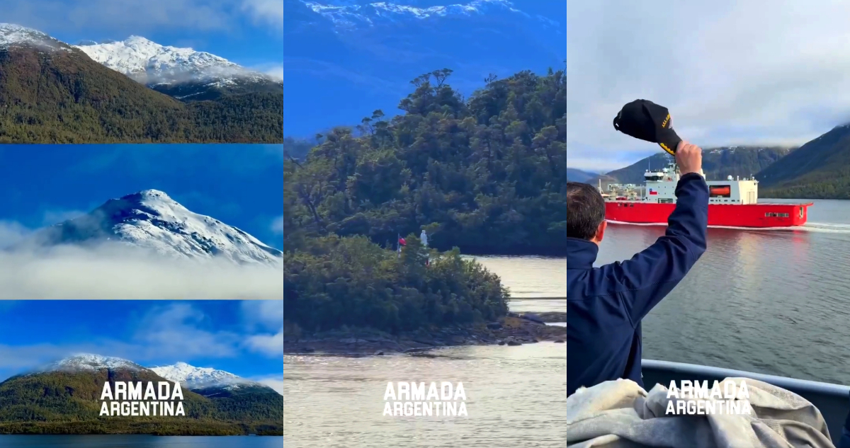 Armada Argentina navega por Magallenes y omite que es territorio chileno: “Zona desafiante del país”