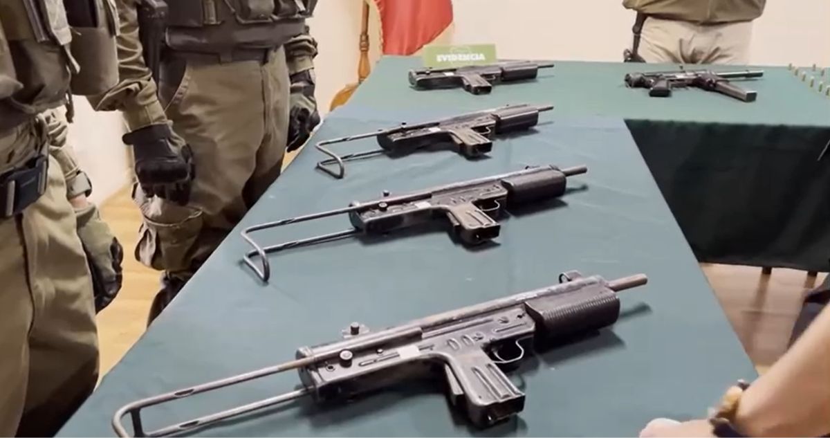 Chile incautó más de 1.100 armas argentinas desde 2022, incluidas 40 de policías y militares