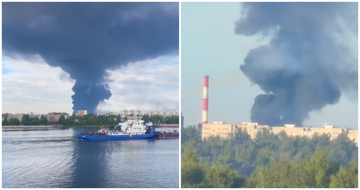 ataque en refinería rusa
