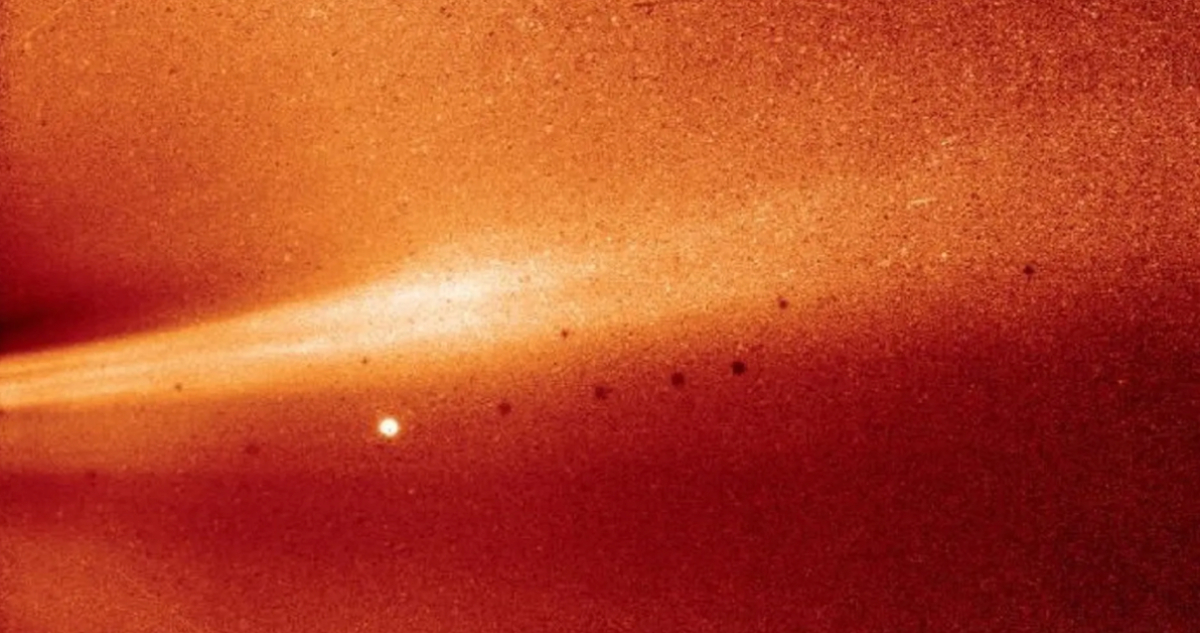Foto de la atmósfera del Sol para ilustrar nota sobre el viento solar