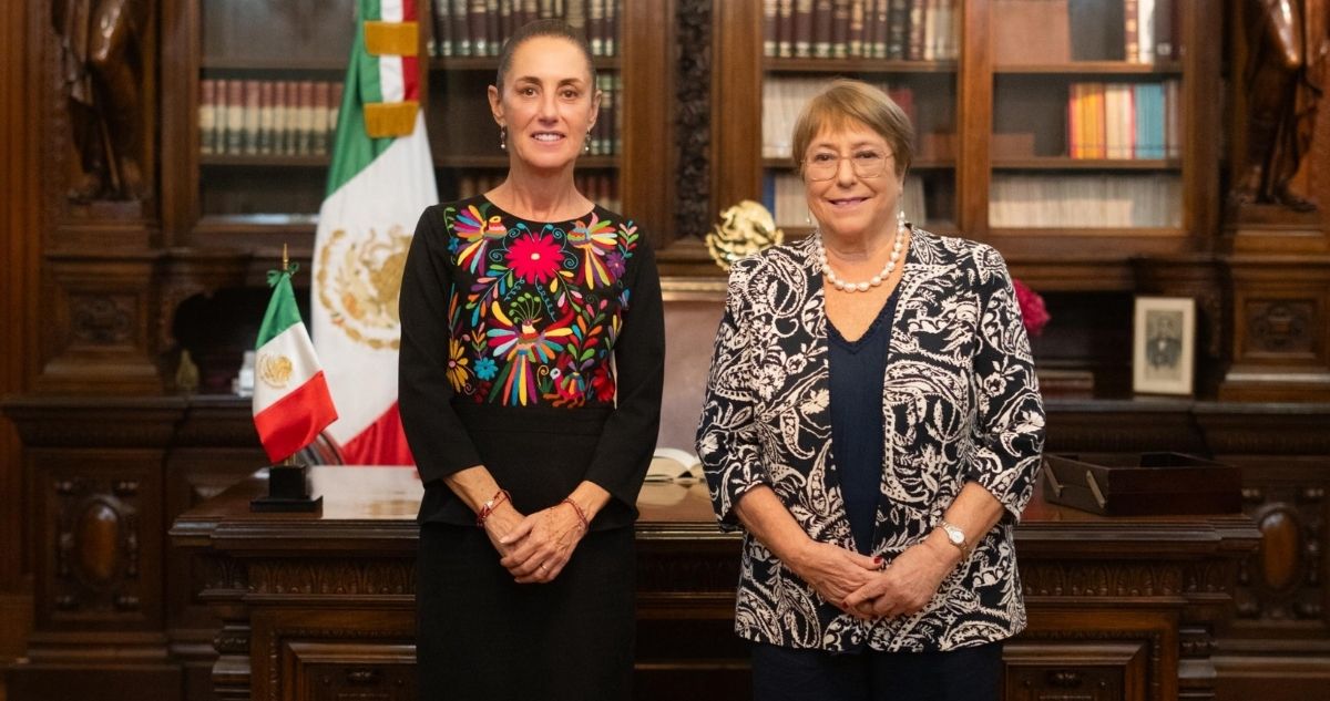 Sheinbaum enfría por ahora una posible reunión con Bachelet: "Tengo bastantes actividades"