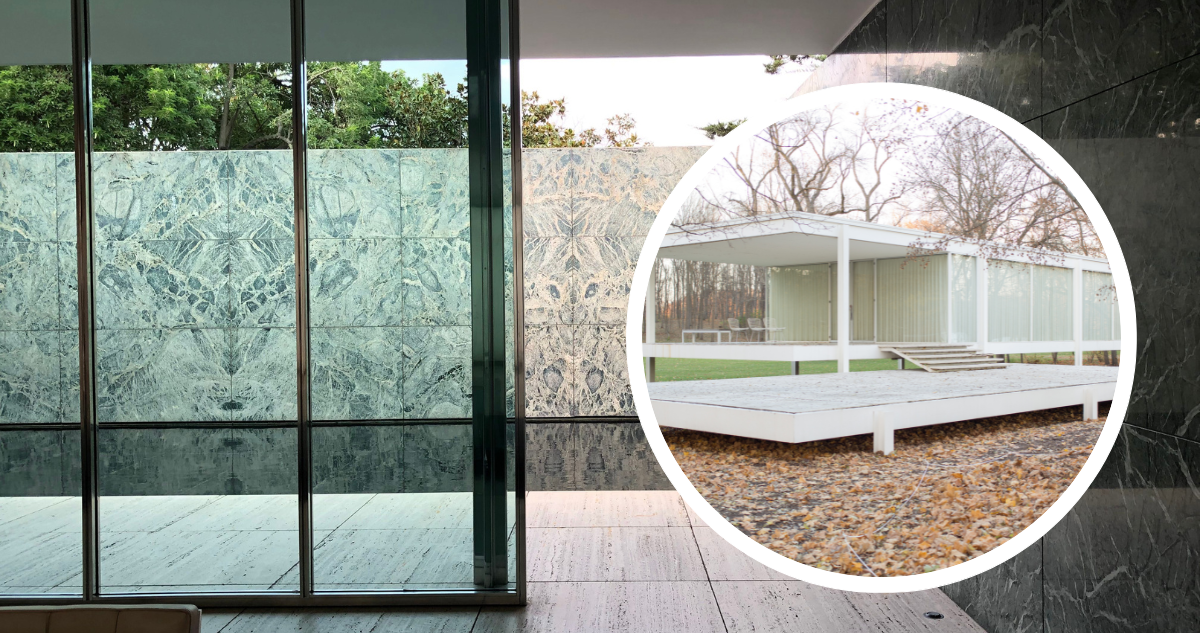 Inmuebles proyectados por el arquitecto Ludwig Mies van der Rohe.