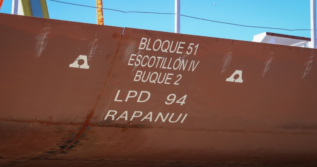 Segundo buque multipropósito que se construye en ASMAR Talcahuano