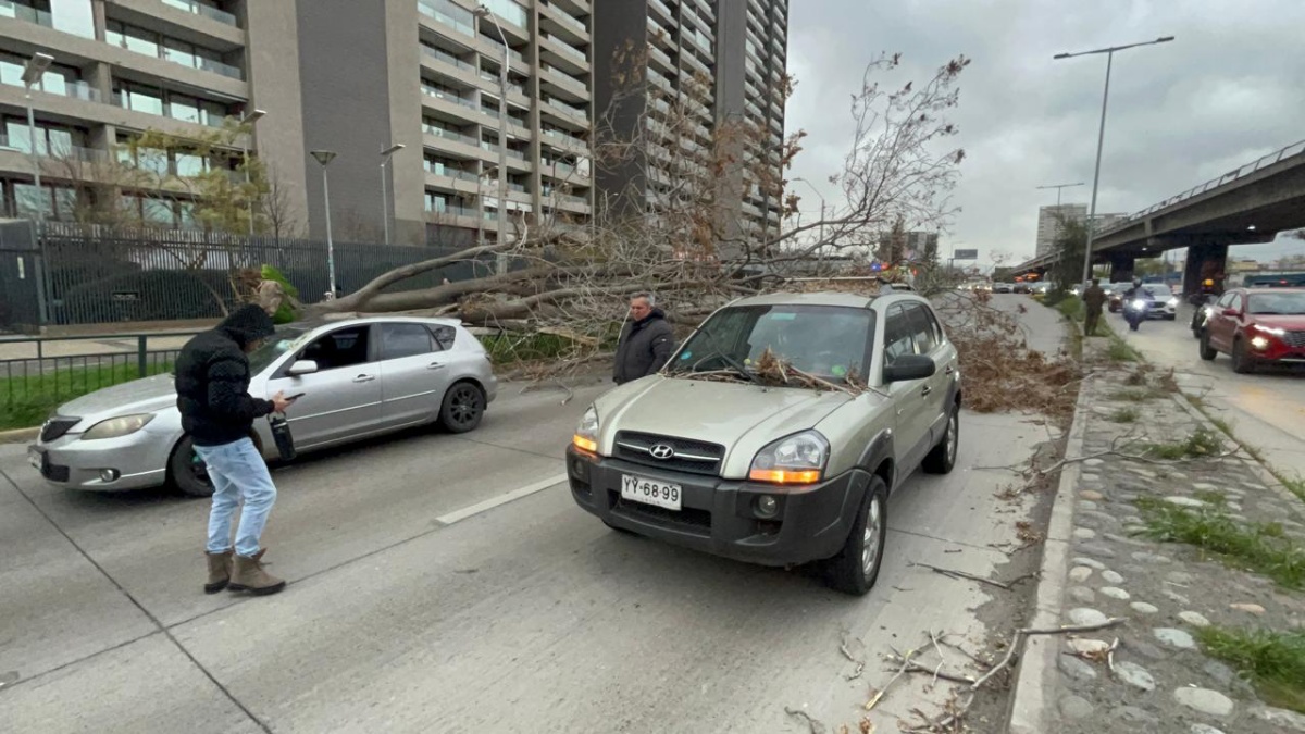 Viento en Santiago