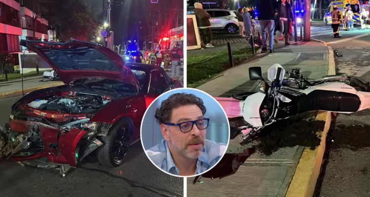 Lo que se sabe de accidente que involucra a José Antonio Neme y tendría a motociclista fuera de riesgo