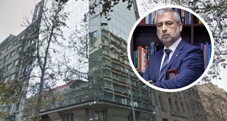 Edificio de la ANI. Y foto del exjefe de Contrainteligencia de la ANI.