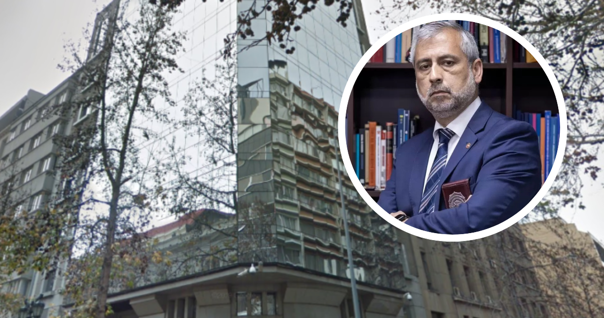 Edificio de la ANI. Y foto del exjefe de Contrainteligencia de la ANI.