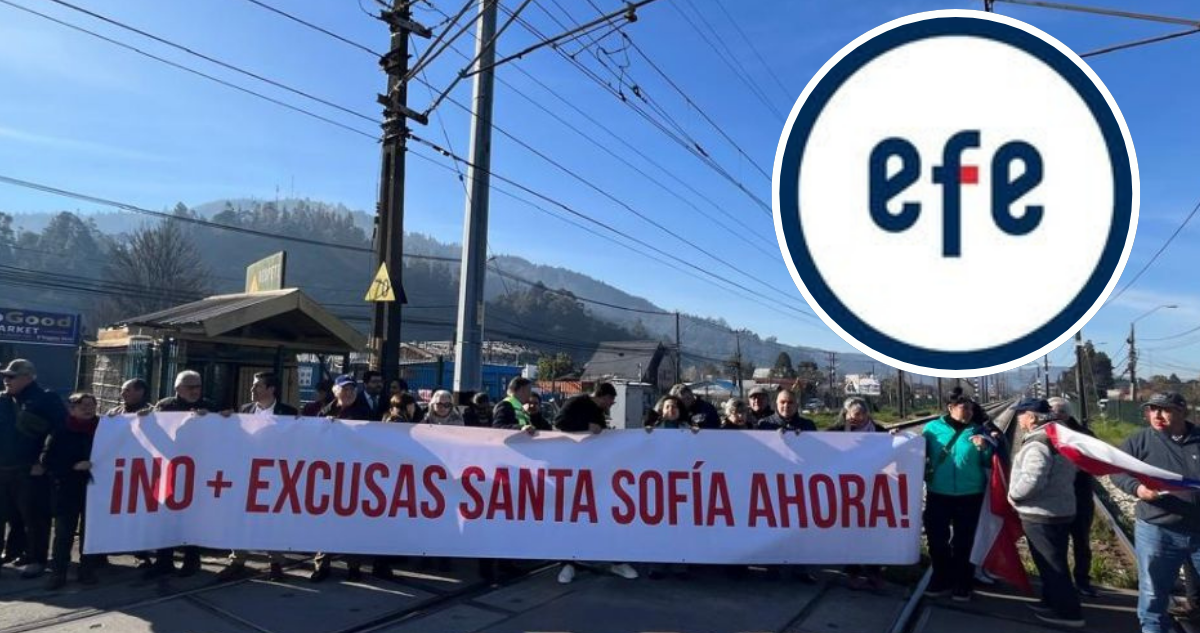 Tras protesta en cruce Santa Sofía de Chiguayante: EFE dice que obra debería reanudarse en septiembre