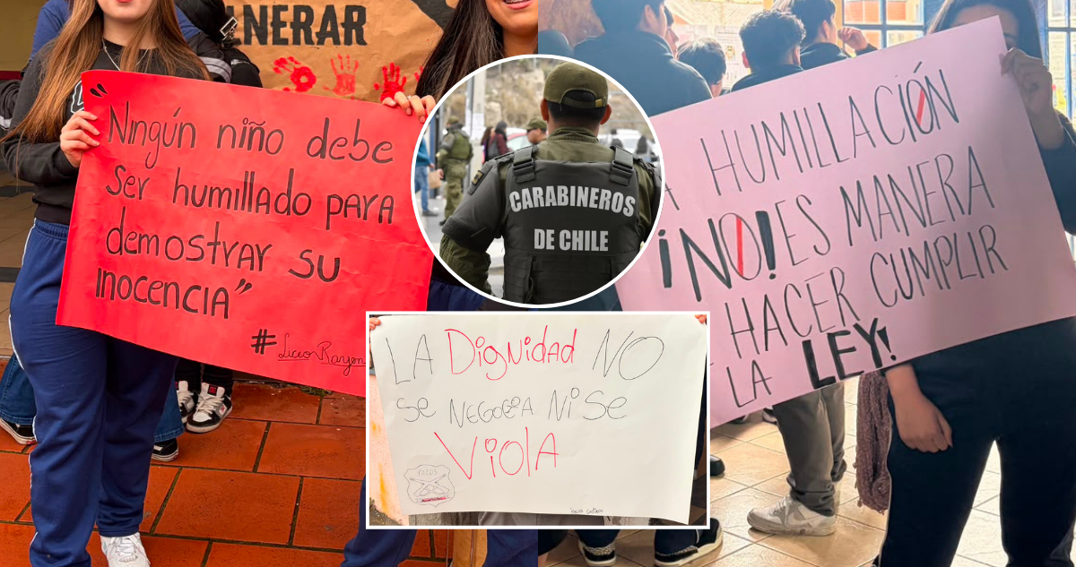 Acusan a carabineros de obligar a estudiantes a desvestirse frente a compañeros en liceo de Quellón