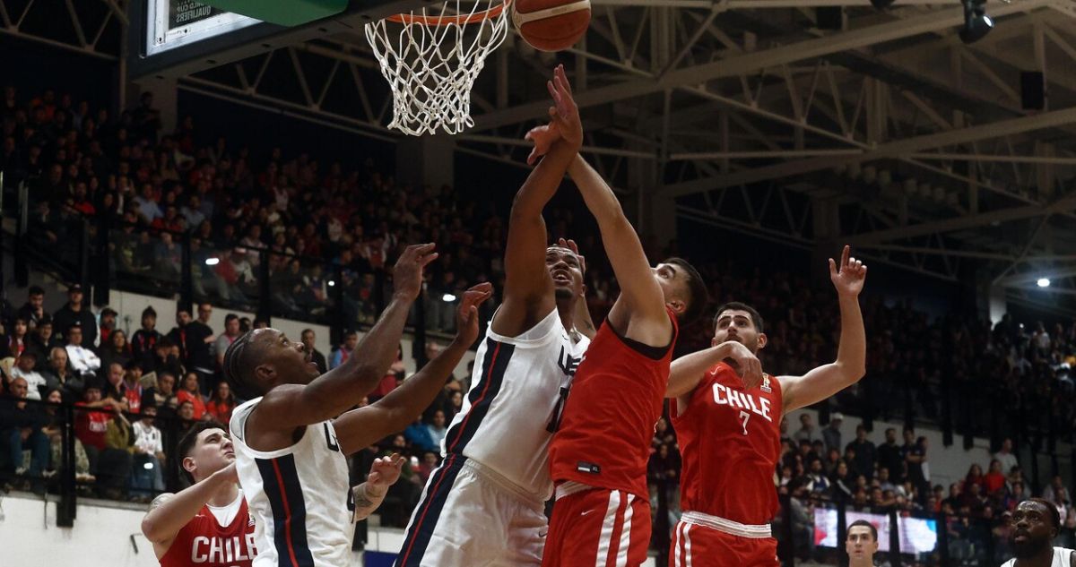 Chile y EEUU se enfrentaron por clasificatorio al Mundial de básquetbol