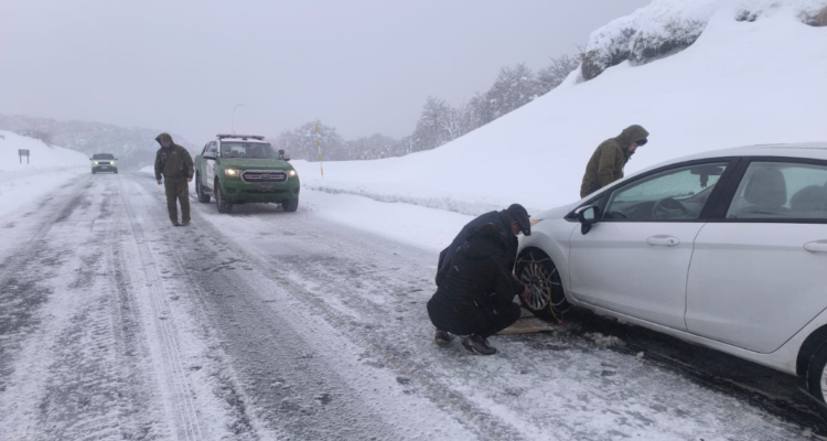 Cierran paso Cardenal Samoré este viernes por acumulación de nieve y escasa visibilidad