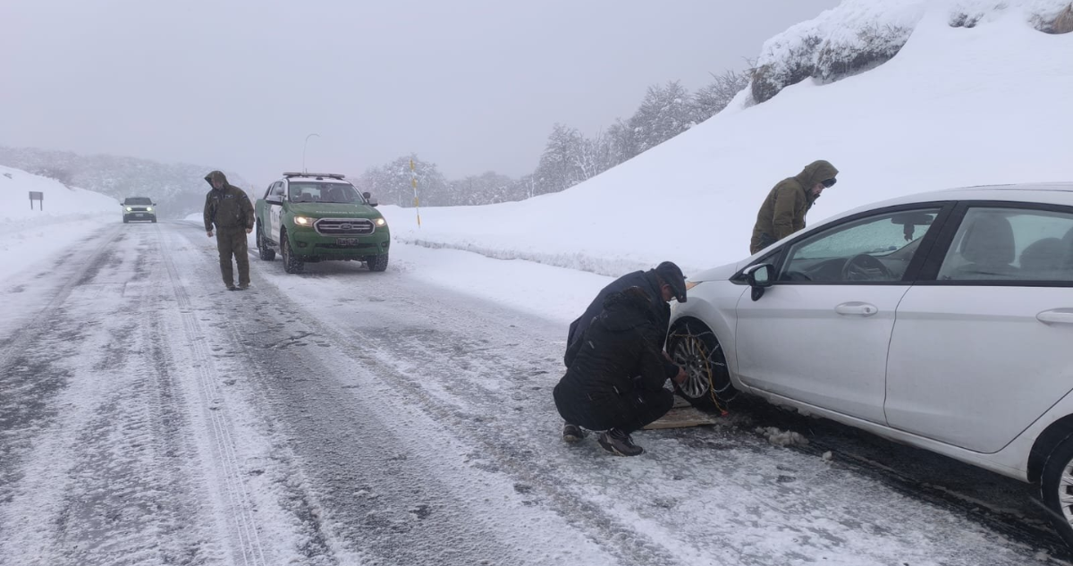 Cierran paso Cardenal Samoré este viernes por acumulación de nieve y escasa visibilidad