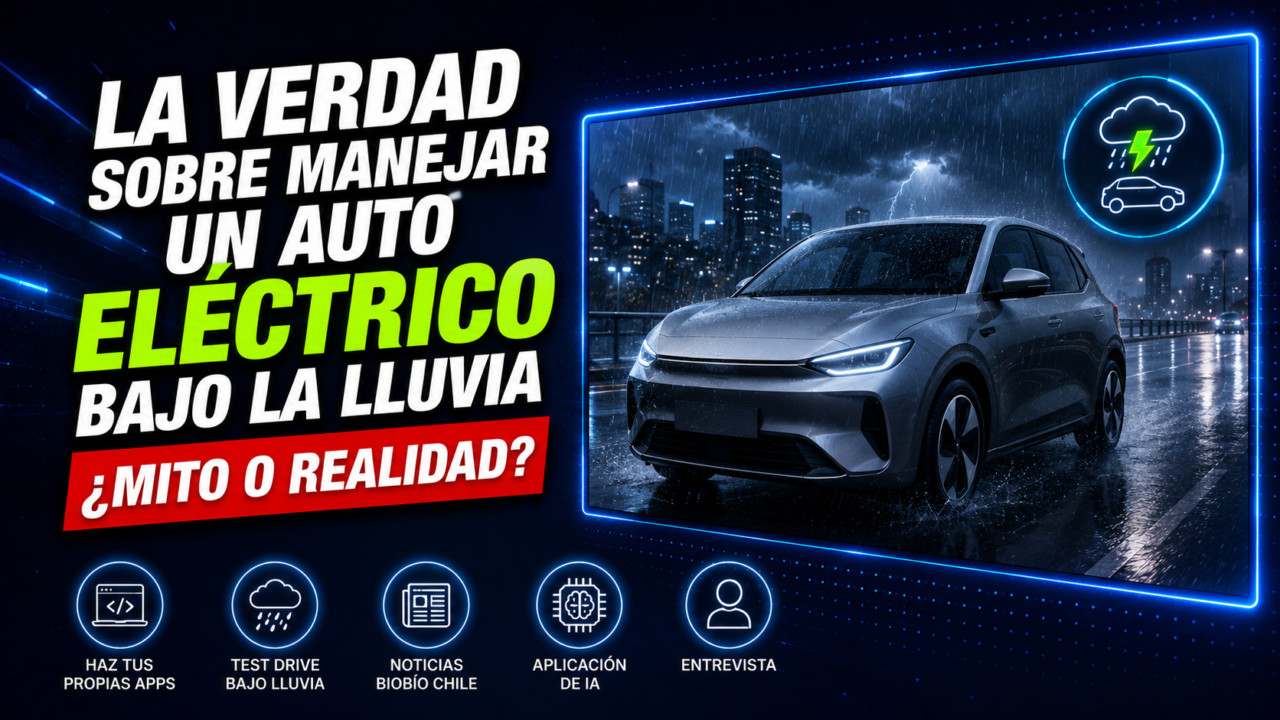 ¿Mito o realidad? La verdad sobre manejar un auto eléctrico bajo la lluvia