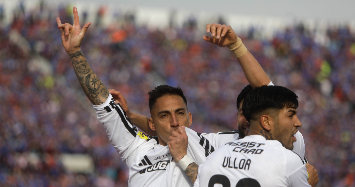 Colo Colo vs La U en Superclásico Correa celebra gol