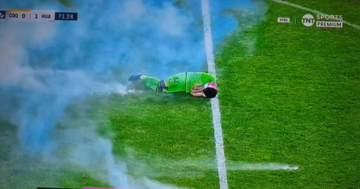 Coquimbo vs Huachipato fue suspendido por artificio que afectó al arquero acerero